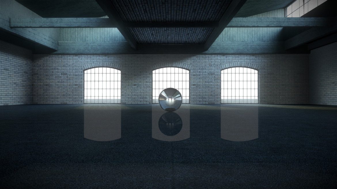 warehouse vr for product amp car showcase 4k 3d model