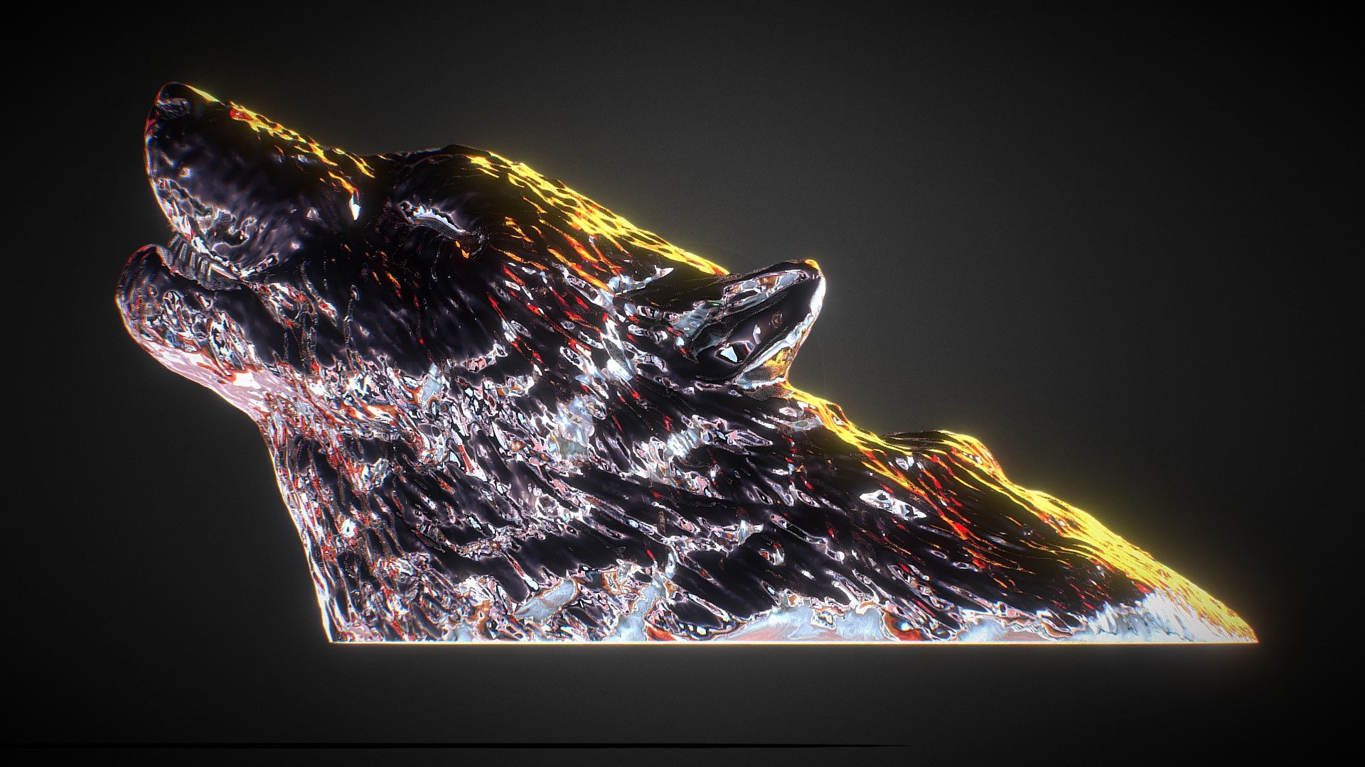 Wolf Head – 3d Printable