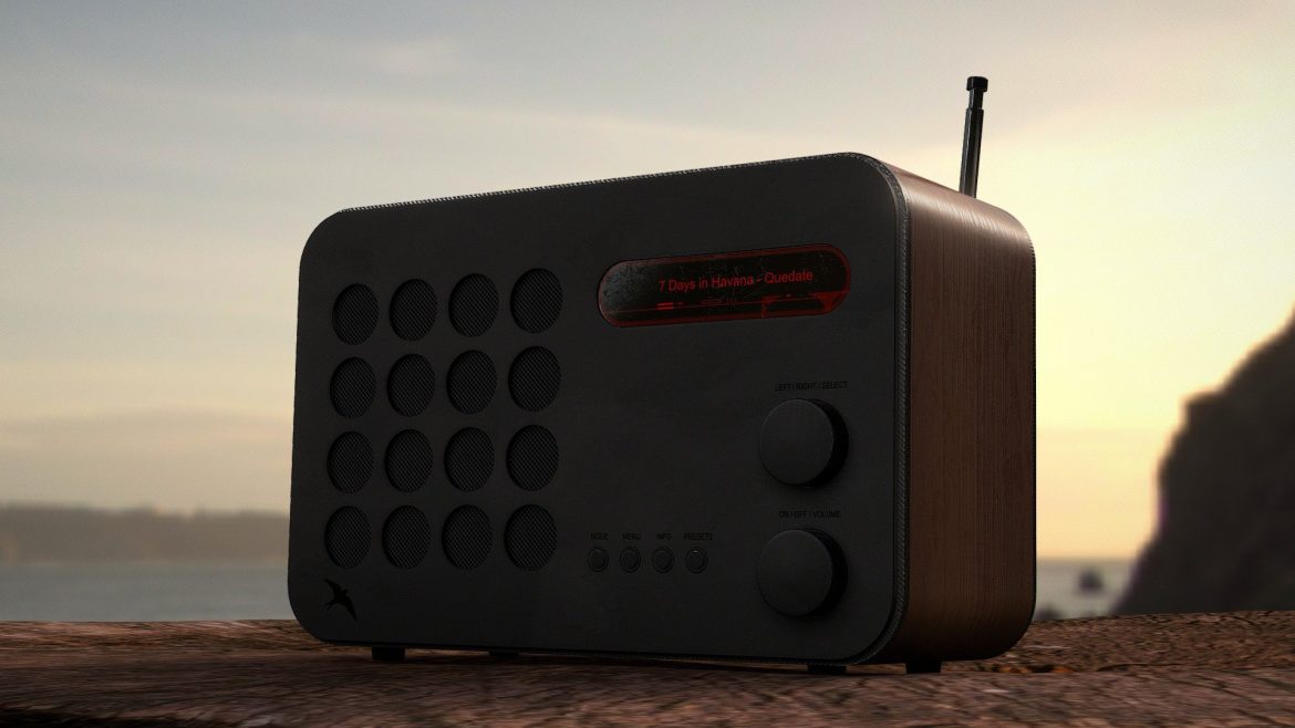 woodsman collection classic radio nightingale 3d model