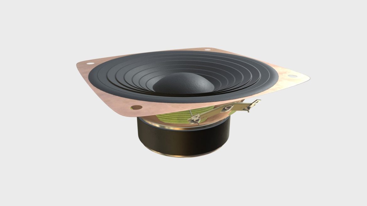 woofer speaker 3d model