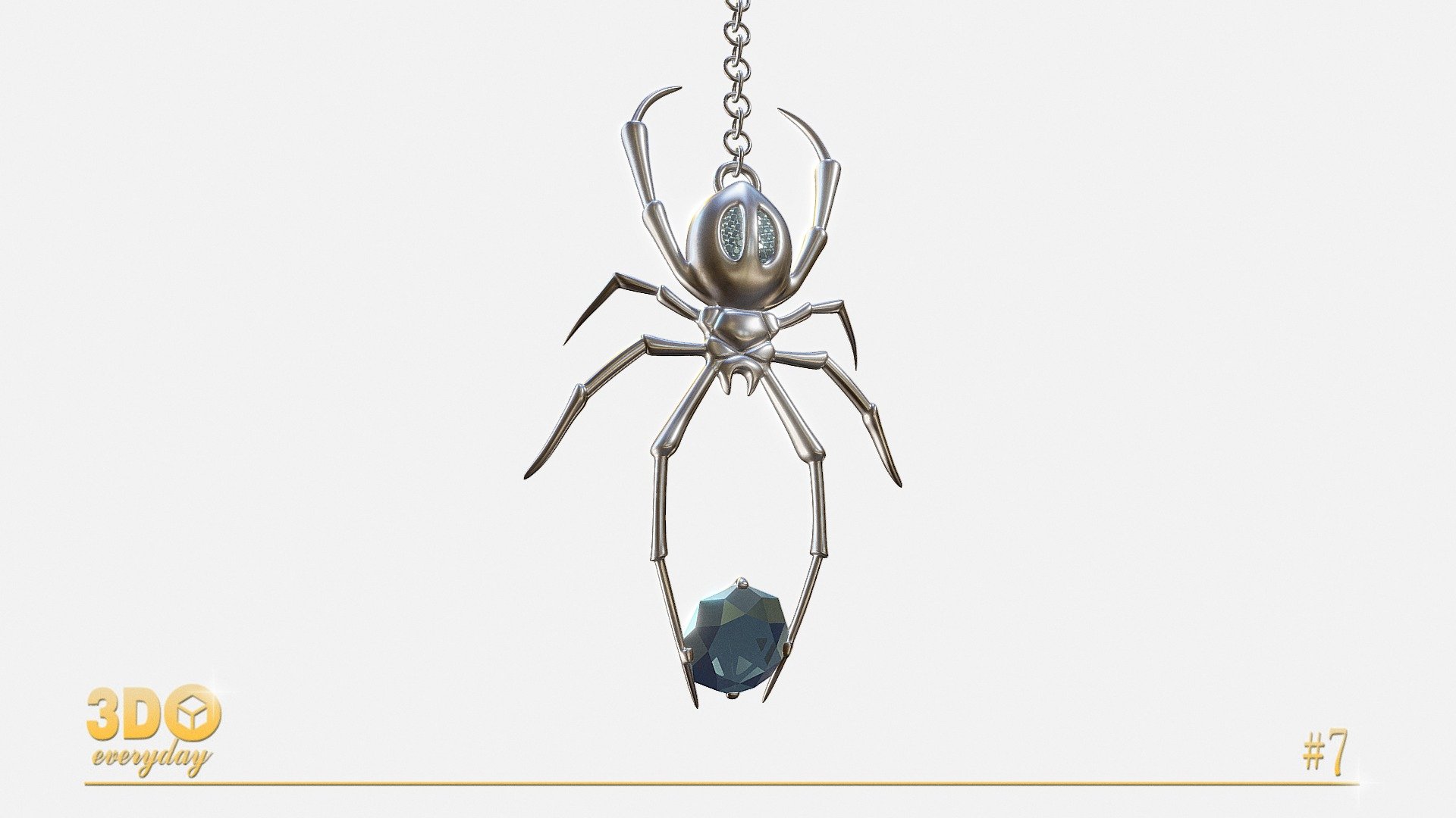 Day#7: Spider earring