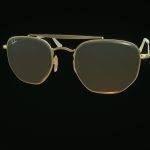 Glasses Ray-Ban Marshal 2 Gold Green Classic