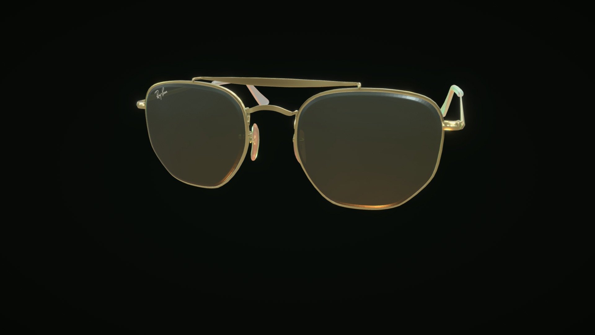 Glasses Ray-Ban Marshal 2 Gold Green Classic