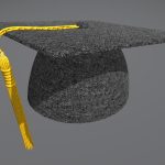 Graduate Cap (Grey)