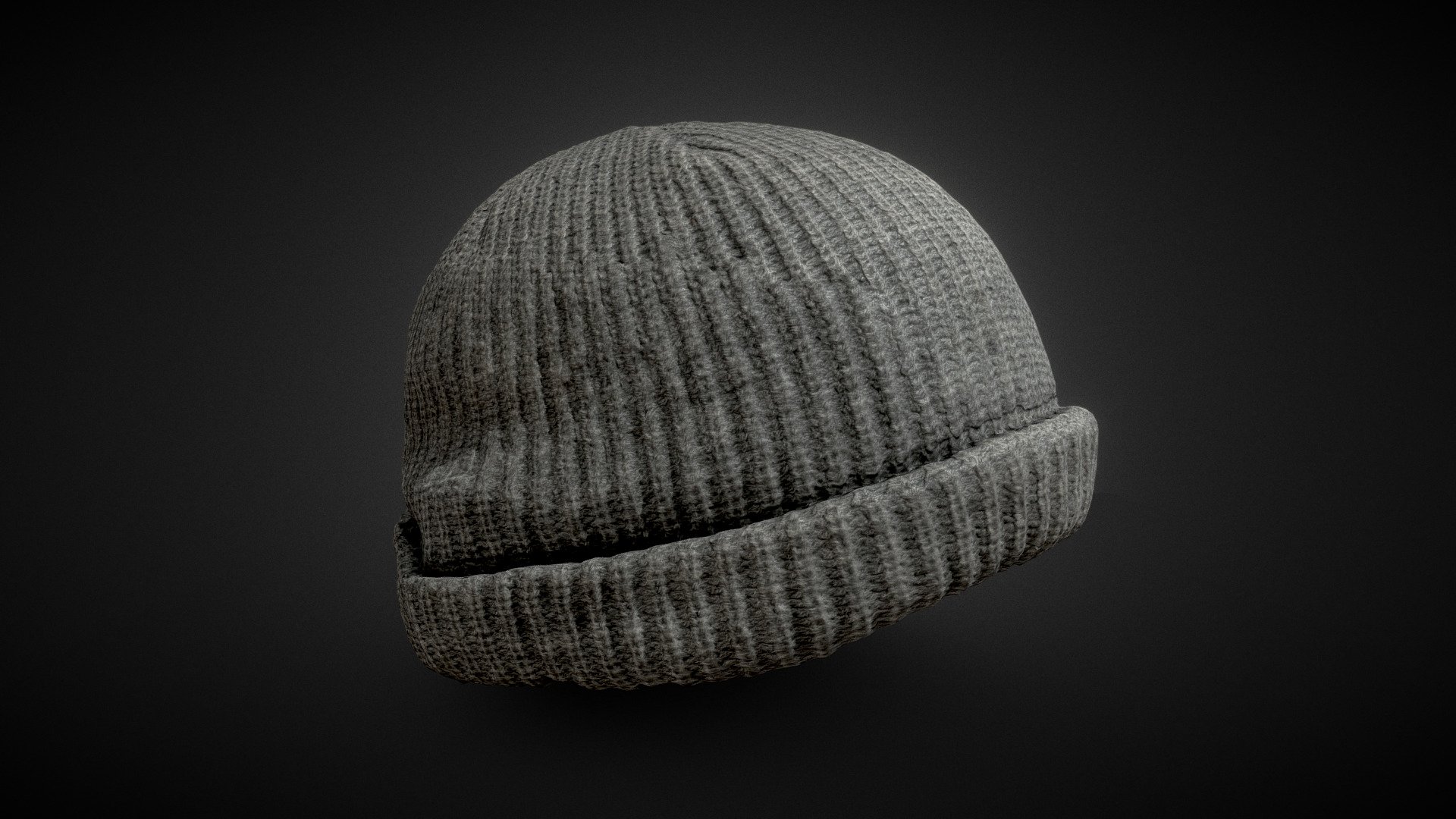 Grey Wool Cap