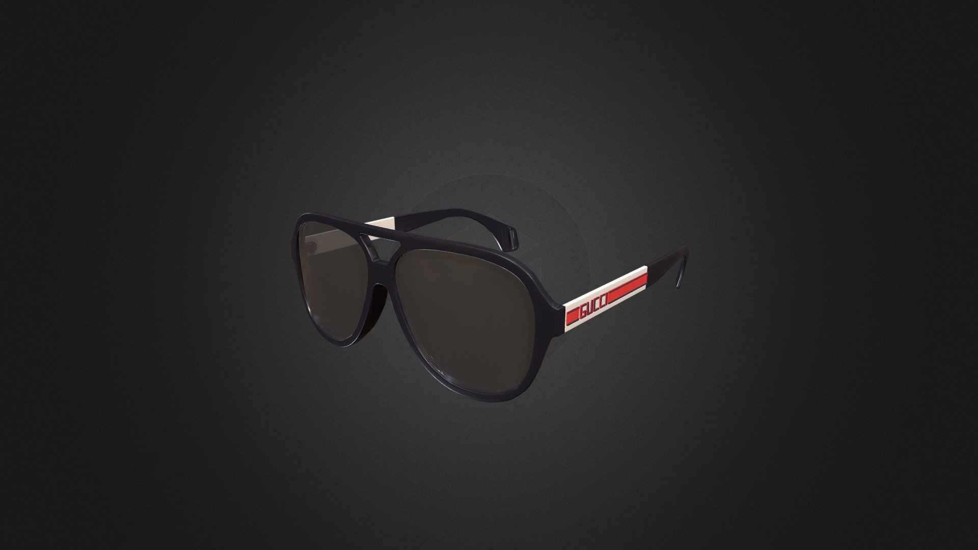 GUCCI Aviator sunglasses with Gucci stripe