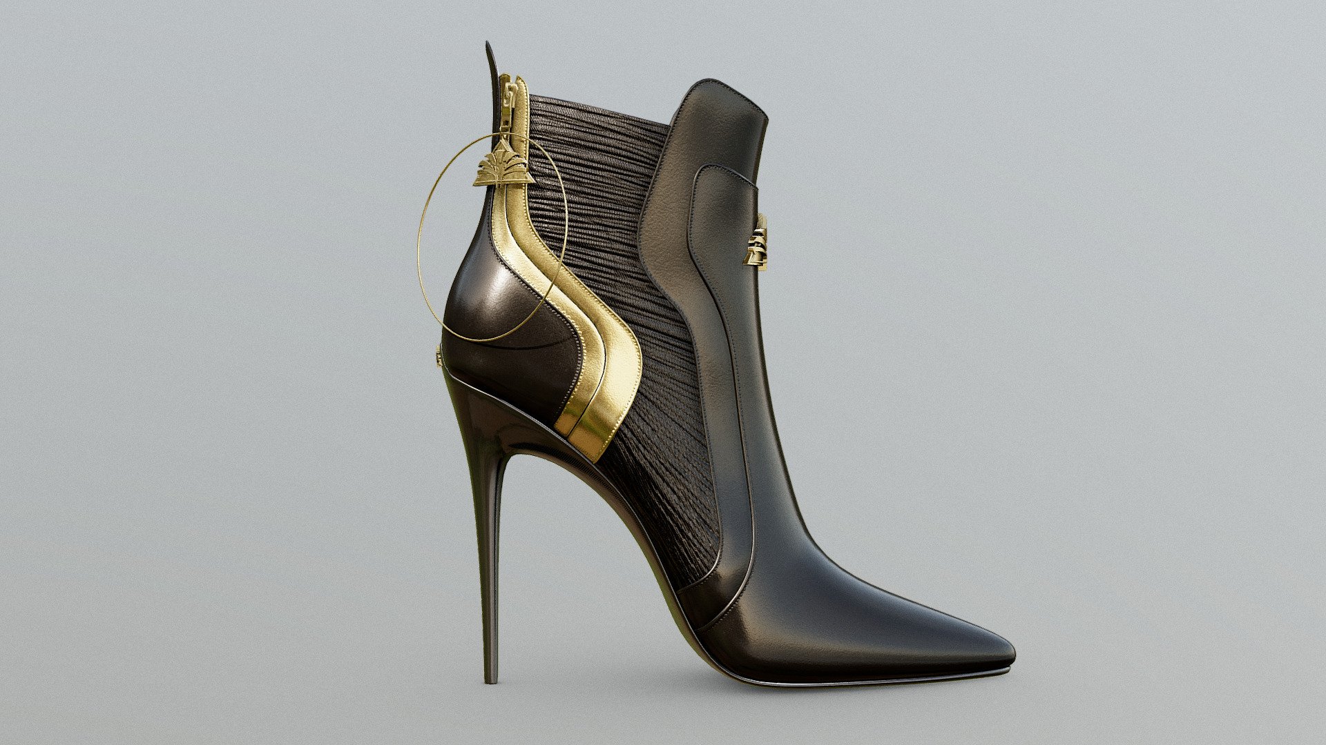 Kozaki Black and Gold (Unreal Engine ready)