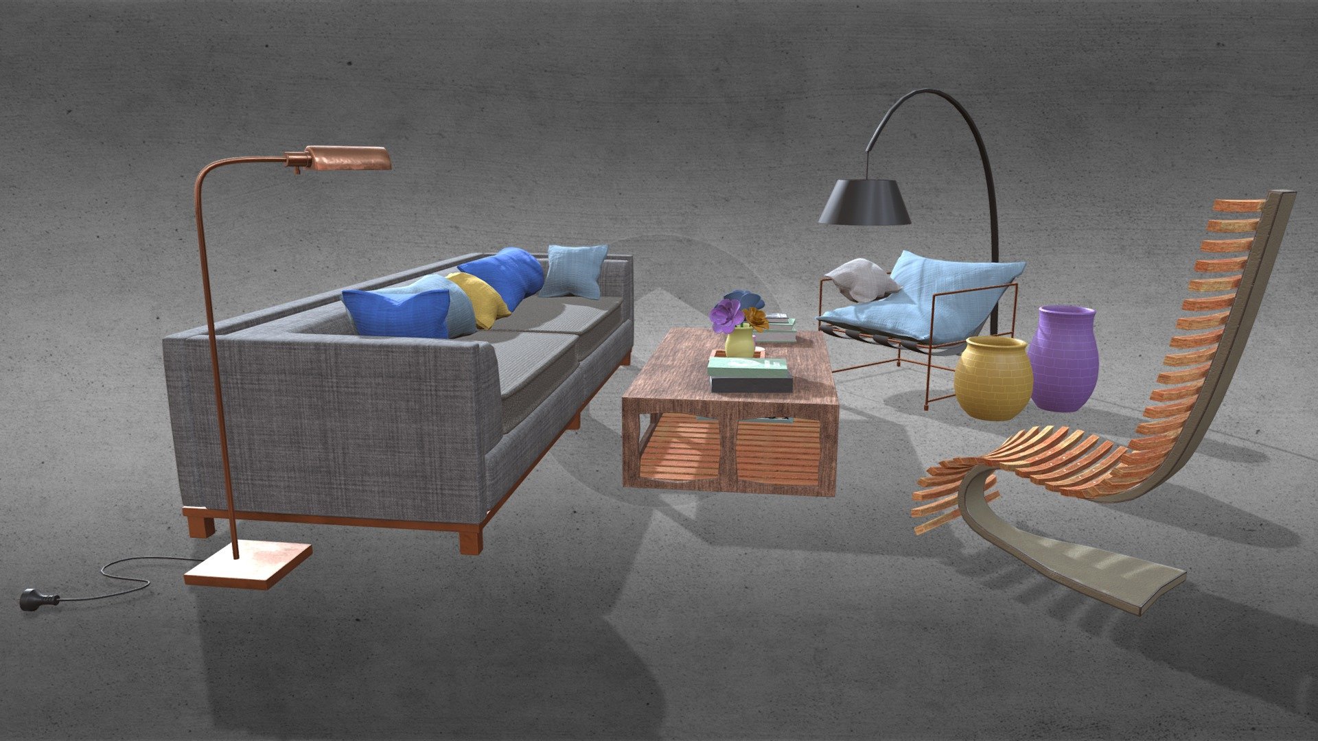 Living room ( furniture collection )