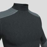 Long Sleeve Sci-fi Wool Shirt – Grey