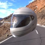 Low-Poly Motorcycle Helmet