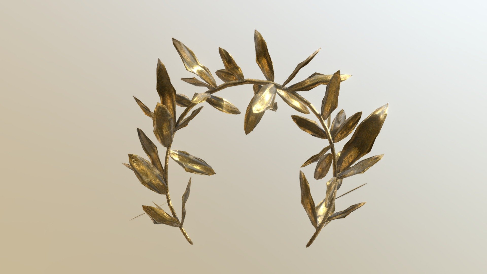 Macedonian Gold Olive Wreath
