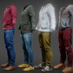 Male Clothing Collection V1