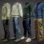 Male Clothing Collection V3