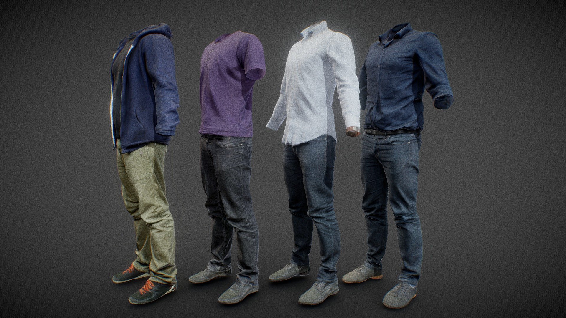 Male Clothing Collection V4