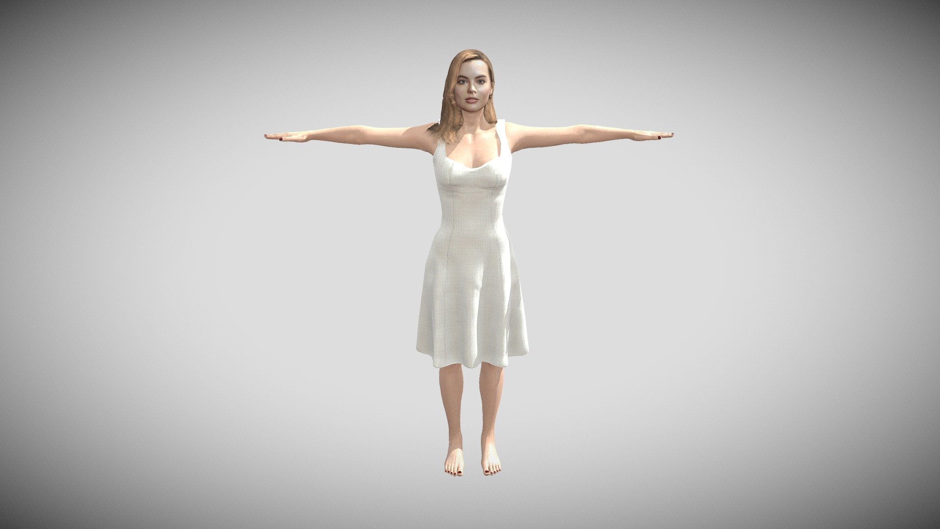 Margot Robbie T-Pose