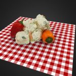 Mashed Potato Salad 3D Model