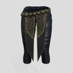 Medieval Female Warrior Pants With Loincloth
