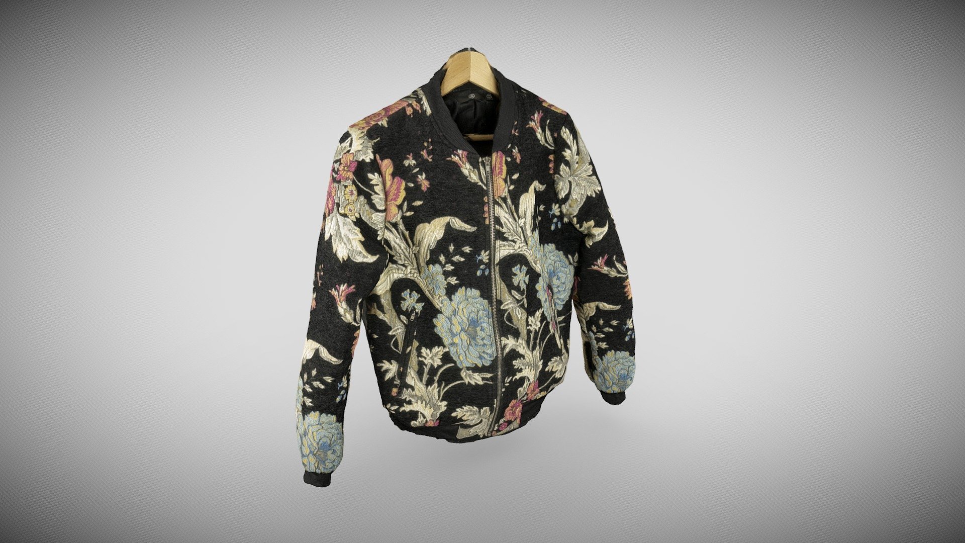 Missguided Floral Bomber Jacket