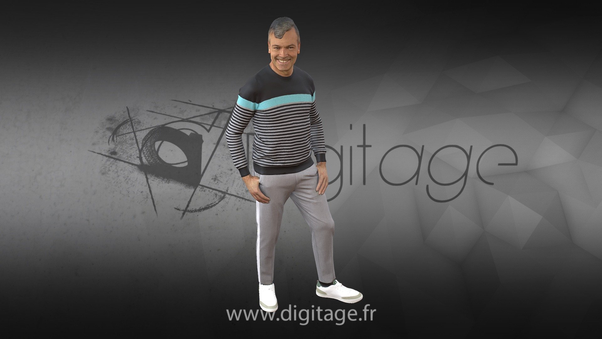 Nicolas – standing, regular outfit