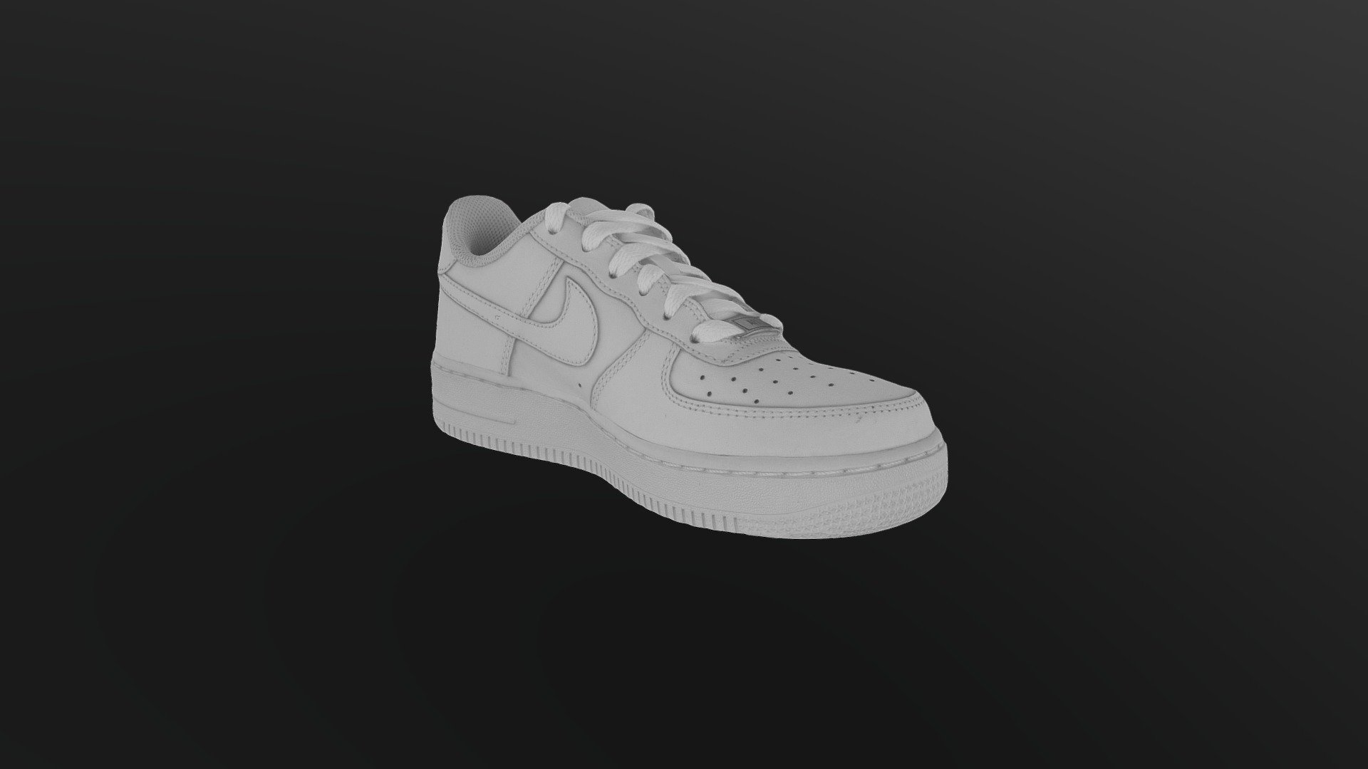 Nike Air Force 1 White Right Shoe