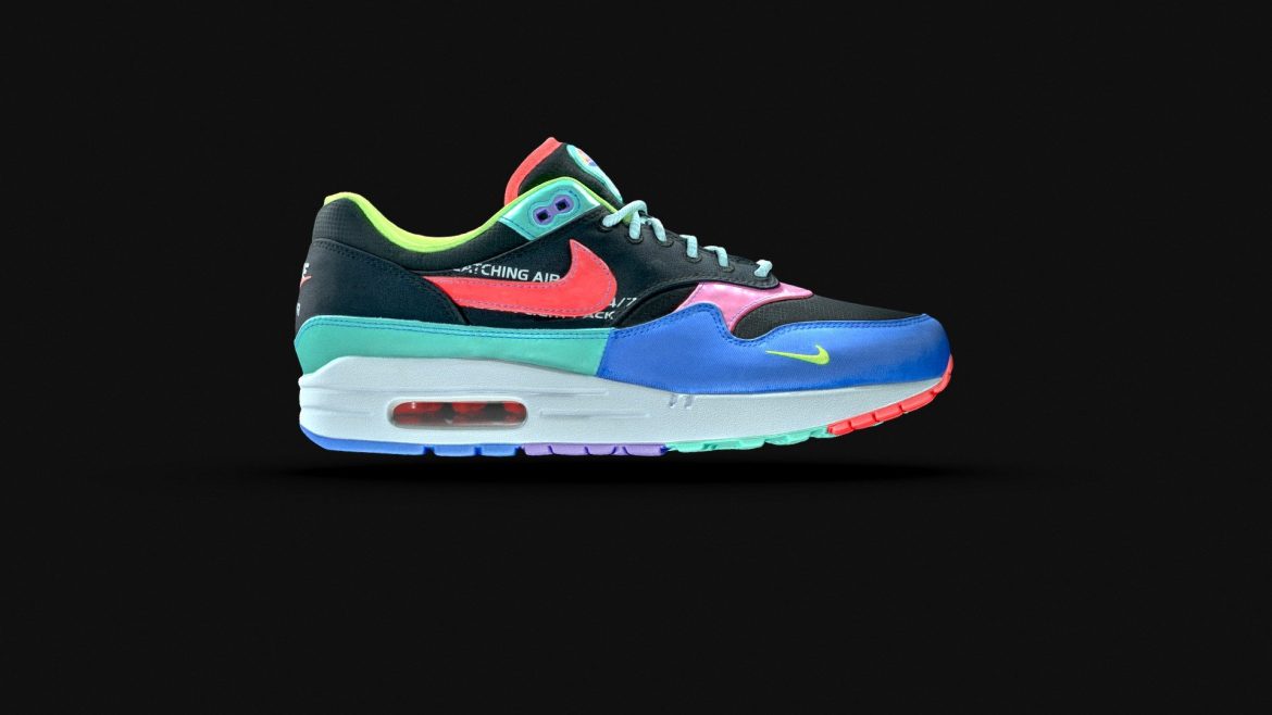 nike air max 1 3d model