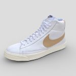 Nike Blazer Mid Premium White and Vachetta tan