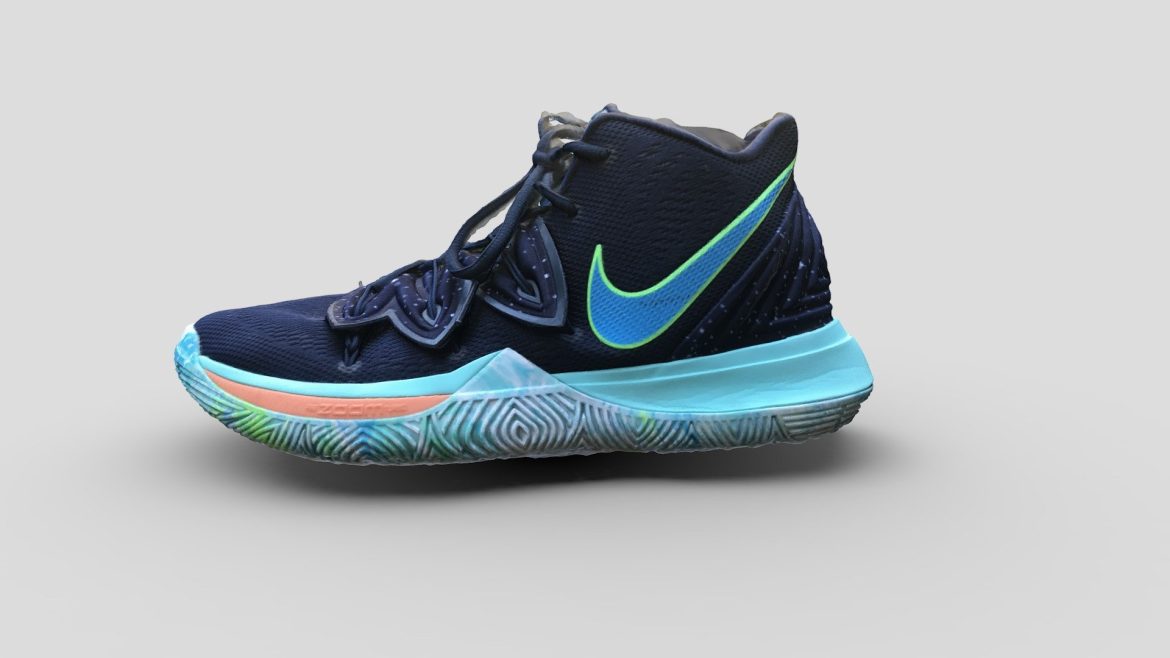 nike kyrie 5 ufo 3d model