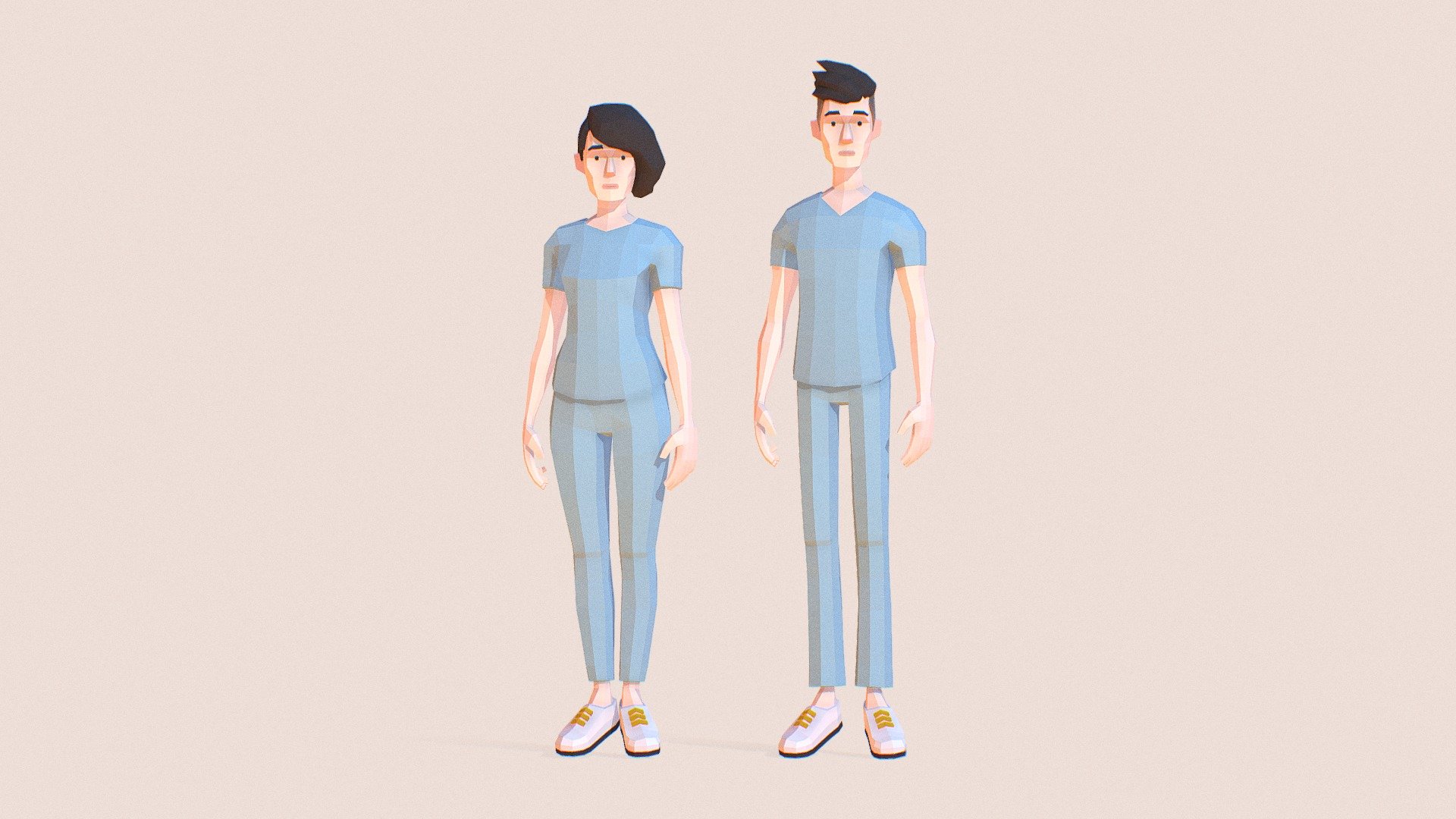 Nurses | Lowpoly Characters