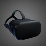 Oculus Quest High Poly VR Headset