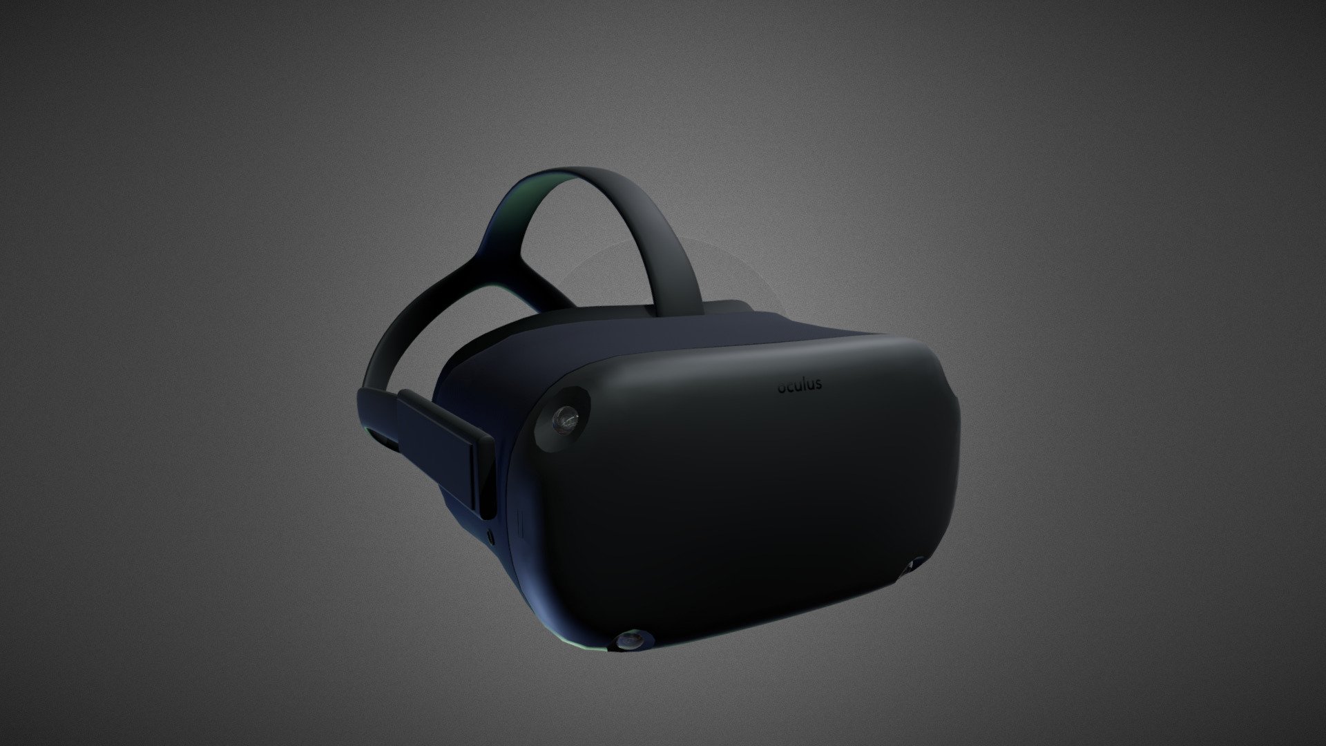 Oculus Quest High Poly VR Headset