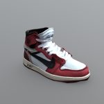 Off-White x Nike Air Jordan 1 Shoe (White laces)