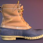 old llbean boot 3d model