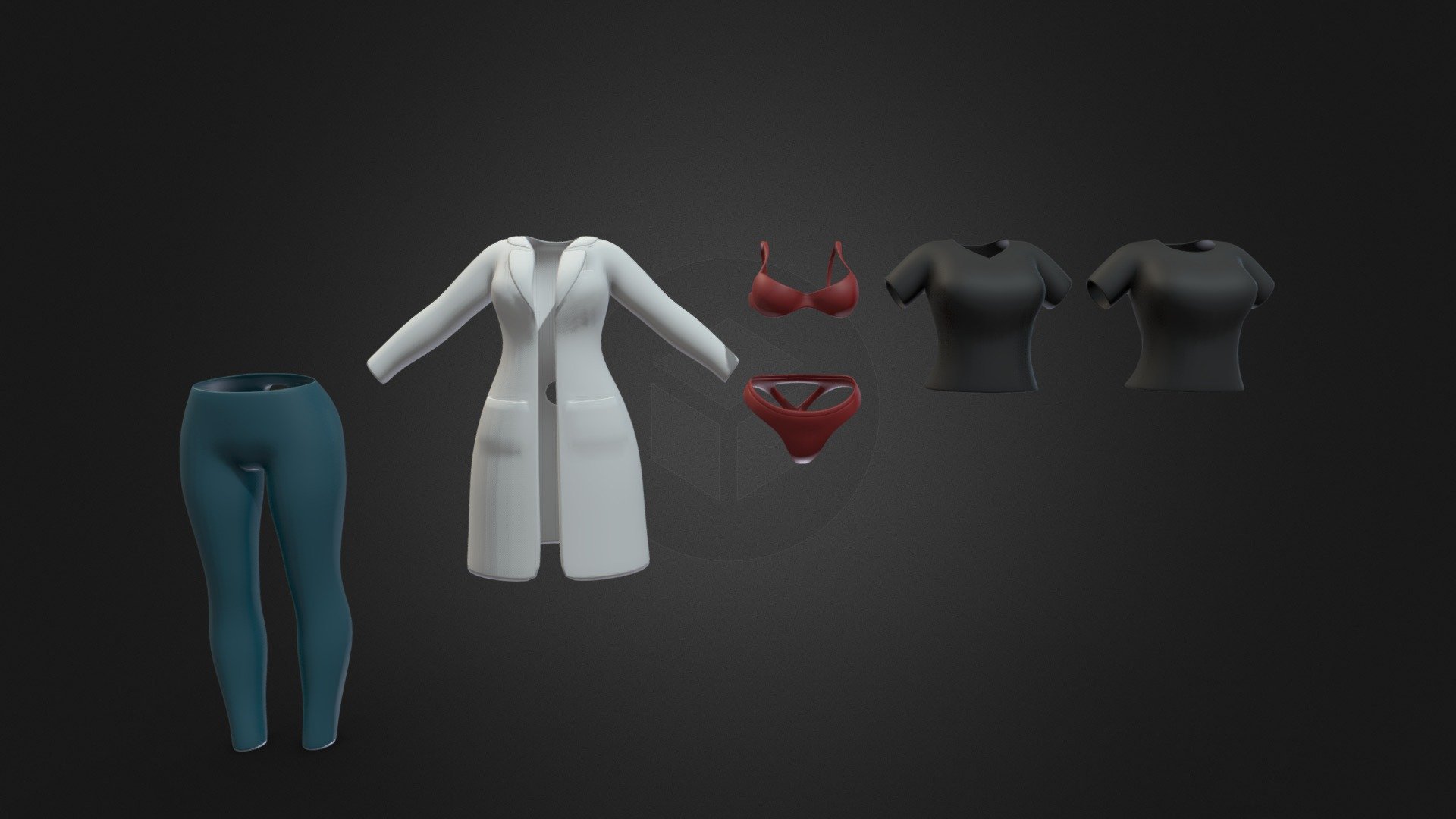 Outfit modeling for character furry [Commission]