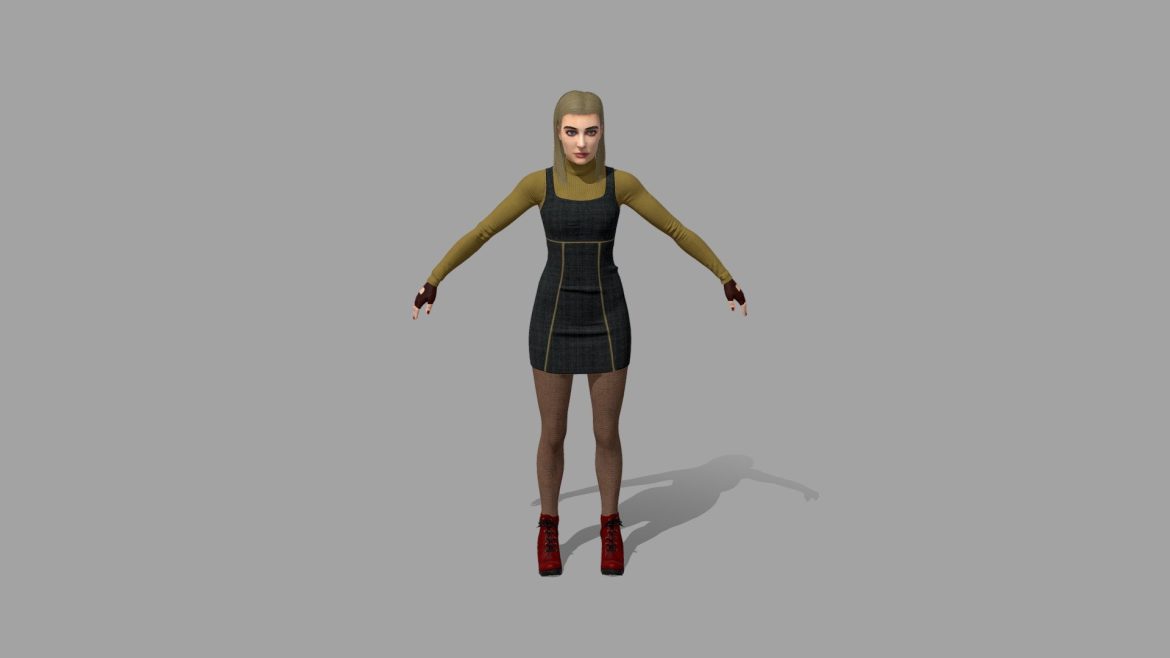 outfit test 3d model