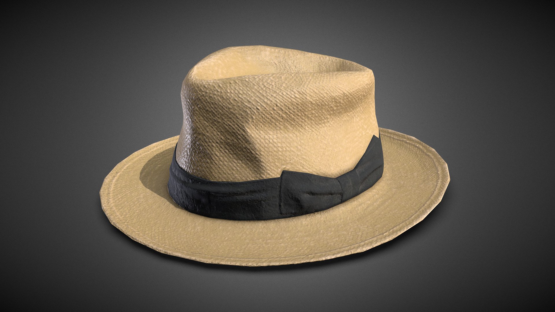 Panama hat – game ready #AgisoftClothesChallenge