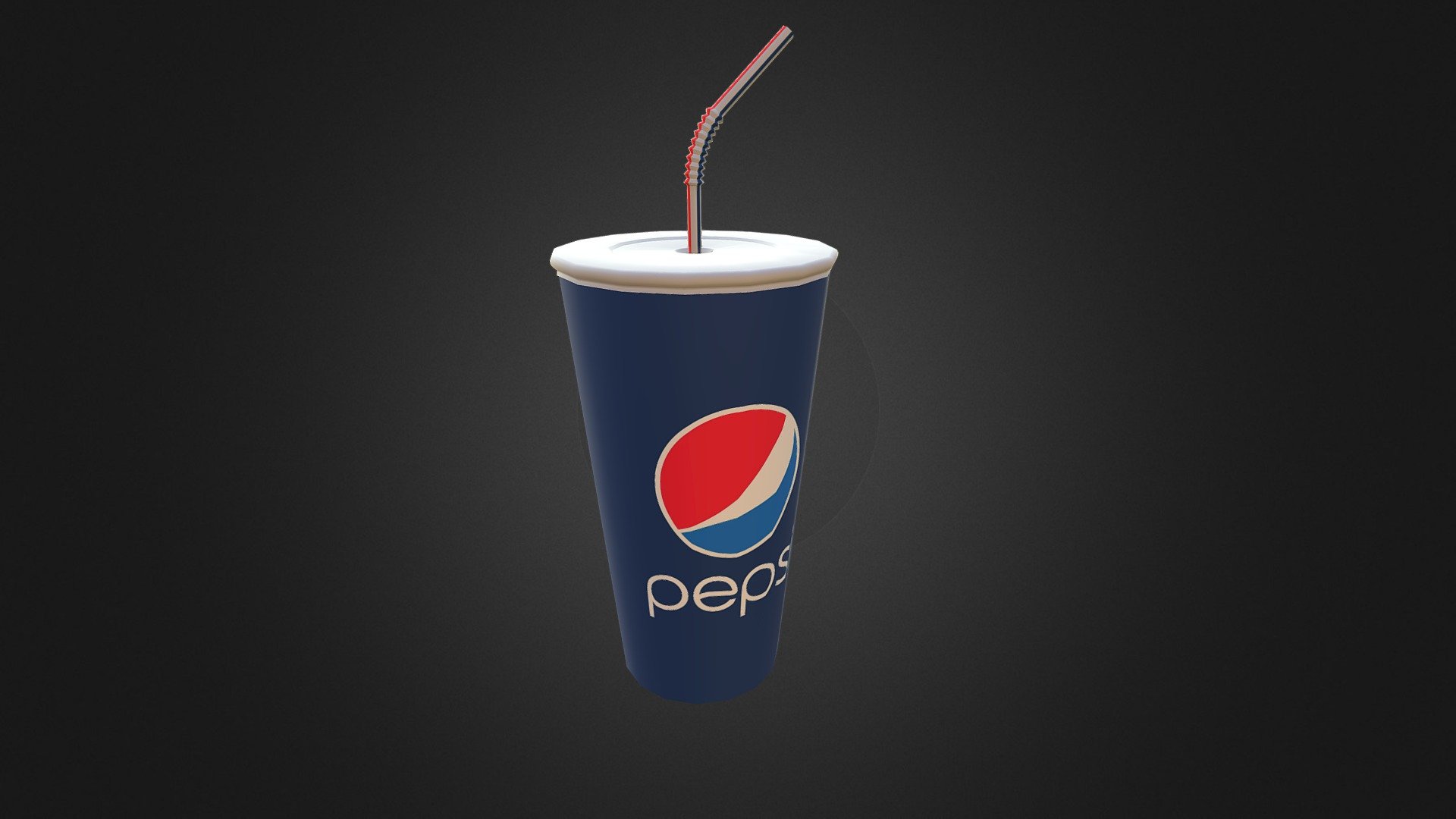 Pepsi Paper Cup - deep3dsea