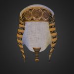 pharaoh outfit 2 headress 3d model