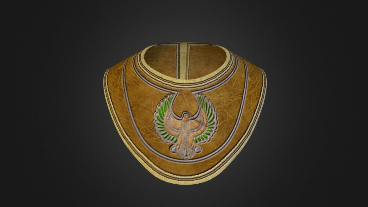pharaoh outfit gorget 3d model
