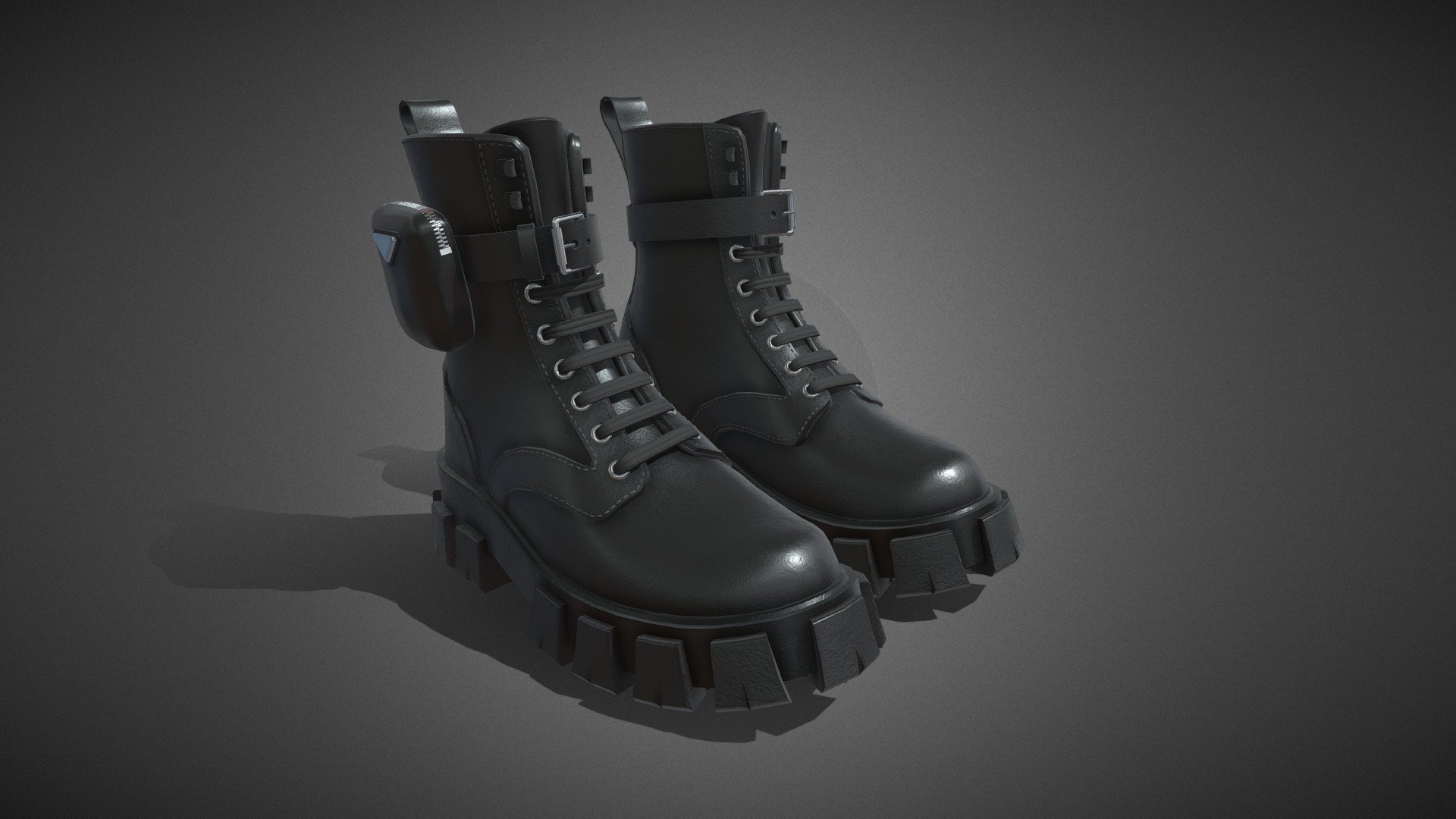 Prada Combat Boots