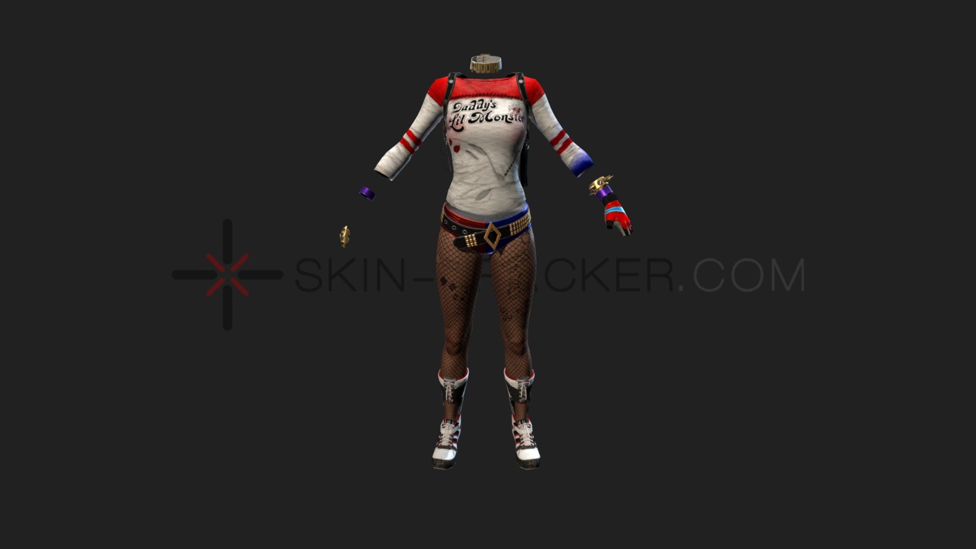 PUBG – HARLEY QUINN DADDY’S LIL’ MONSTER OUTFIT