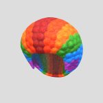 Rainbow Afro Hair