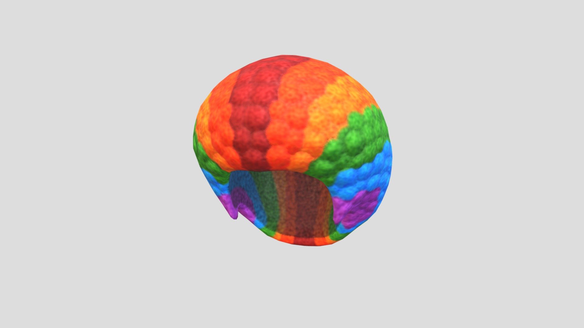 Rainbow Afro Hair