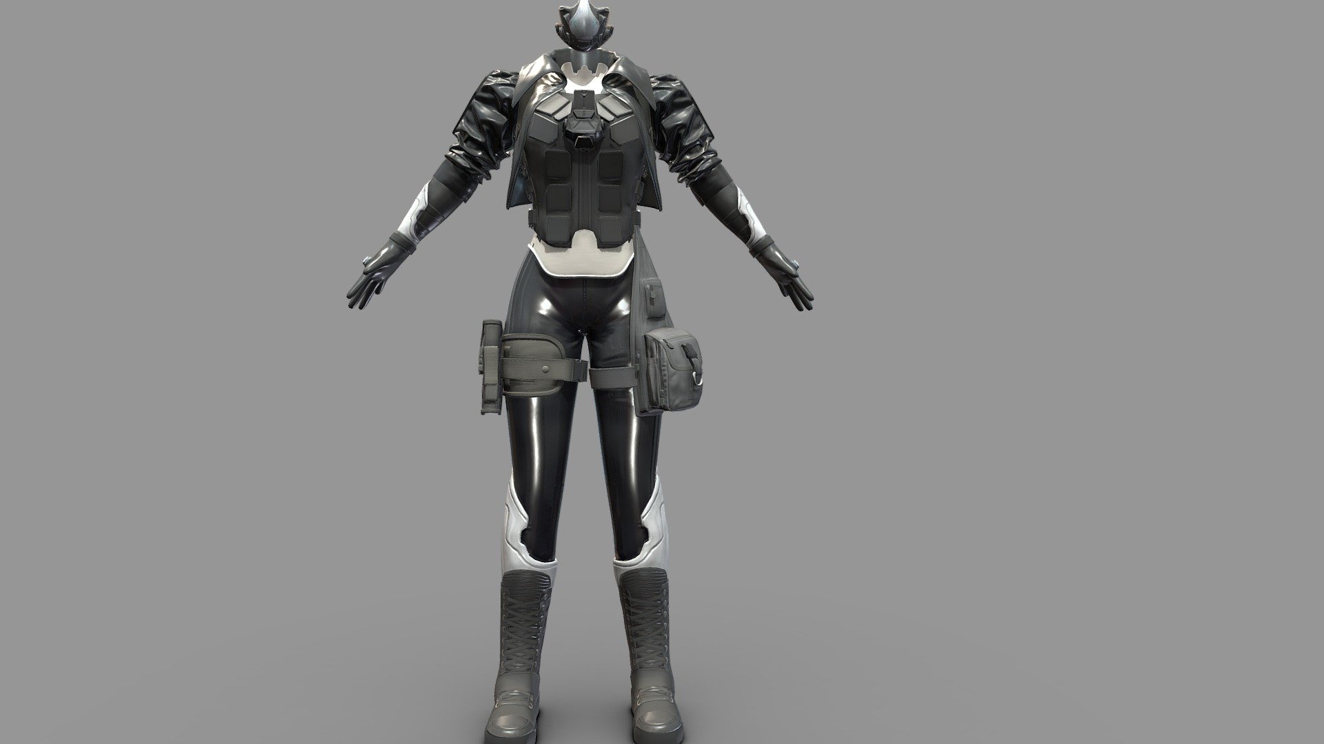 SAVE BIG Futuristic Paramedic Full Outfit