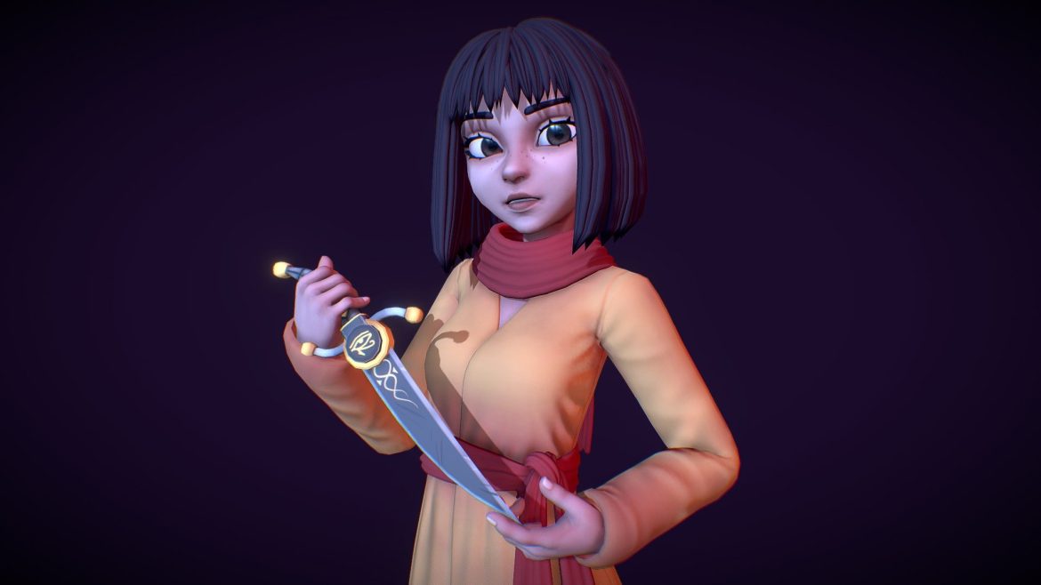 shani 3d model
