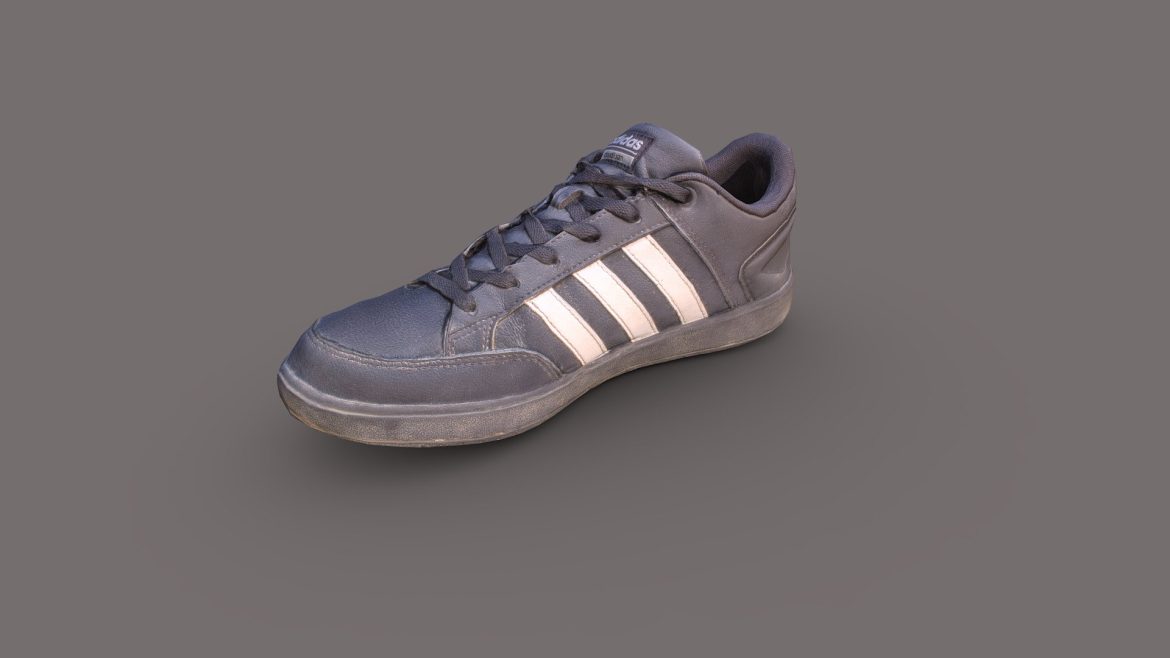 sneaker shoe low poly 3d model