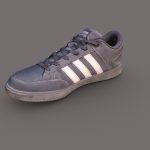 Sneaker shoe low poly