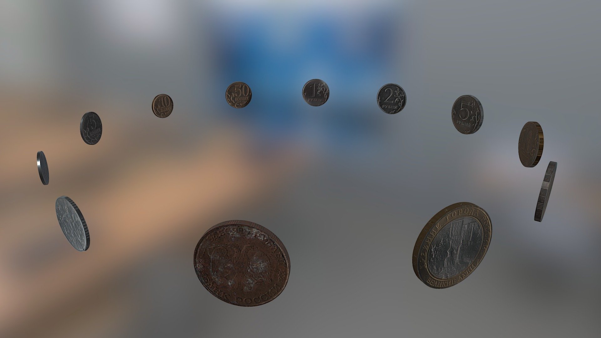 12 Russian Coins