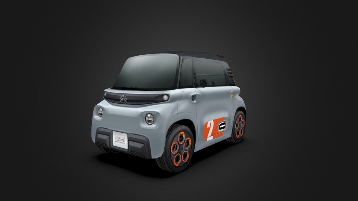 2020 citroen ami pop 3d model