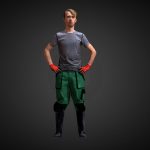 3d scan man gardenner worker 011 3d model