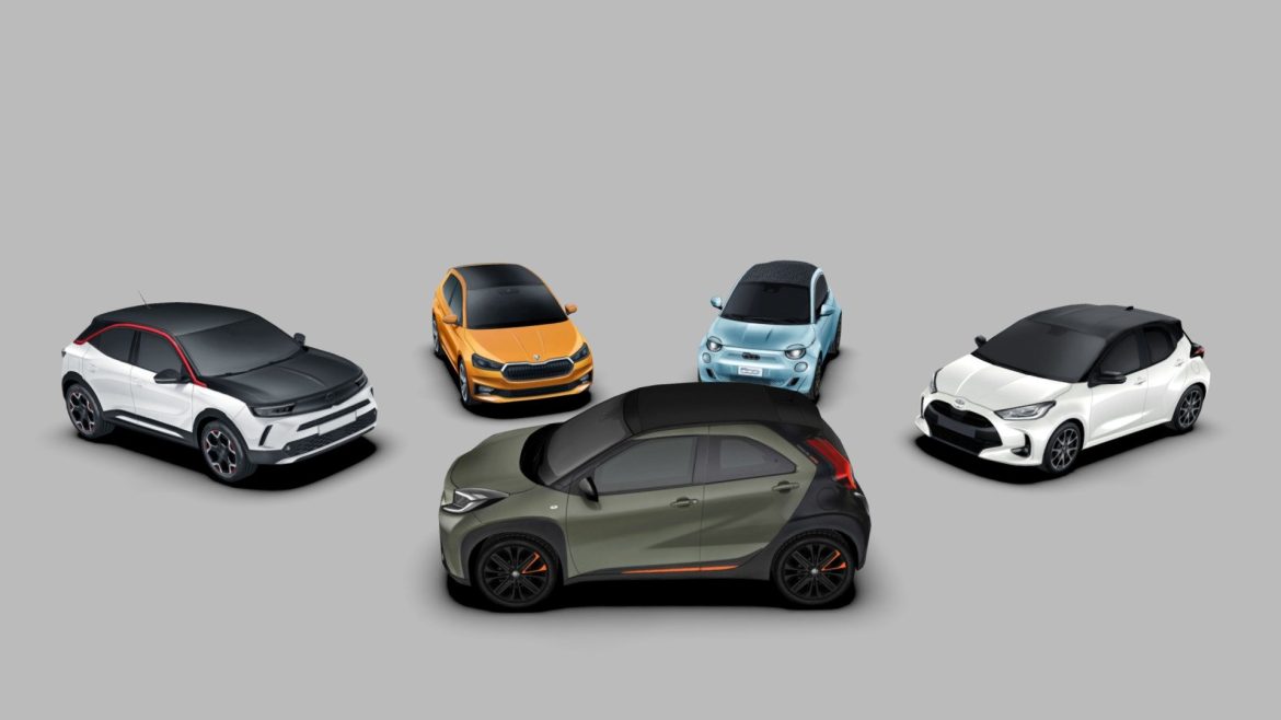 5 city cars pack 3d model